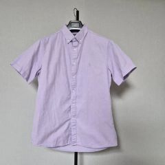 ✨美品✨バーバリーズ 薄紫 半袖シャツ ホースロゴ M hn49 - メルカリ