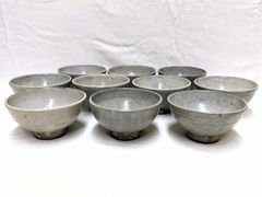 茶道具 唐津焼(利左衛門窯) 数茶碗10客 共箱 美品 - メルカリ