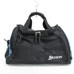 スリクソン SRIXON ゴルフ ボストンバッグ 総柄 バイカラー ブラック ブルー 黒 青 のサムネイル