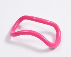 ストレッチ用品 ウェーブストレッチリング プラスチック 定番色 男女兼用 ピンク 新品のサムネイル