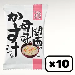 コスモス食品　しあわせいっぱい 関西の母の味かす汁（10食）フリーズドライのサムネイル