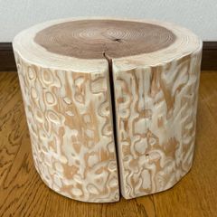 杉 切り株スツール ディスプレイ台 丸太スツール 椅子 - メルカリ
