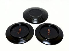 D135 松葉蒔絵 箸洗 小吸物椀 5客セット 未使用 茶道具 茶懐石 和食器