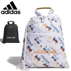 アディダス ゴルフ シューズバッグ チマヨ柄 メンズ レディース adidas GOLF グラフィック シュー ナップサック 靴入れ サック ハンドル付き ゴルフシューズ入れ ゴルフバッグ 男女兼用 鞄  スポーツバッグ /TR075のサムネイル