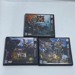 ☆J061543☆ 3DSソフト モンスターハンター4,4G,X セット M - メルカリ