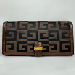 WB314 GIVENCHY ジバンシィ 4Gロゴ 総柄 ベルト付き 二つ折り 長財布 メンズ レディース 財布のサムネイル