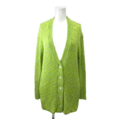スタイリング styling/ カーディガン one 黄緑 Vネック 長袖 ボタン留め /KK ■GY99のサムネイル