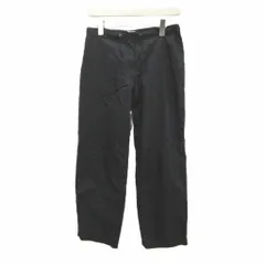 アルマーニ ジーンズ ARMANI JEANS ナイロンパンツ ボトムス I38 黒 ブラック ドローストリング 長ズボン ストレートシルエット 裾ファスナー /YU ■GY99のサムネイル