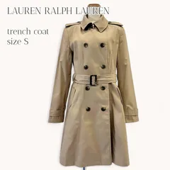LAUREN RALPH LAUREN トレンチコート S ベージュ ベルト付き レディース ラルフローレンのサムネイル