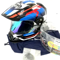 Arai アライ TOUR CROSS DEPARTURE Ｌサイズ  オフロード ヘルメット ミラーシールド装着 クリアシールド付属 バイク用品 ★TA926のサムネイル