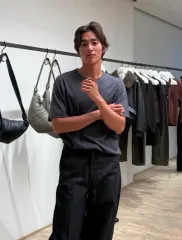 (XXS) 25FW ルメール リラックスド Tシャツ ブラックのサムネイル