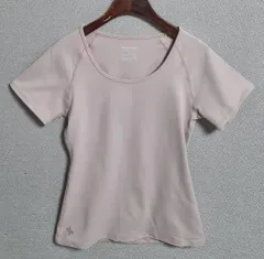 L ) ゼクシィミックス ベビーピンク 機能性 半袖Tシャツ