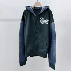 S+級/3XL ルイヴィトン ハイブリッド フーデッド デニムジャケットのサムネイル