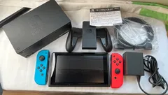 ▽Nintendo　ニンテンドウ　Switch /ネオンブルー/ネオンレッド　初期型　HAC-001　ストラップ欠品　11234のサムネイル