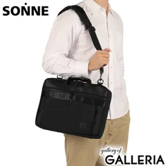 ゾンネ ビジネスバッグ メンズ 軽量 2WAY SONNE A4 ノートPC ブランド 小さめ 手提げ 斜めがけ ビジネス 通勤 14インチ 撥水 2WAYブリーフ ブリーフケース STAR FLYER ラップトップブリーフケース SOSF008 BLACKのサムネイル
