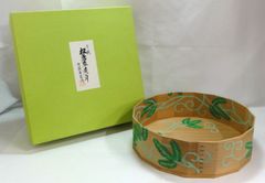M[宅60]1084 龍村美術織物 数寄屋袋 宗薫手銀杏文緞子 贈答品 裏千家