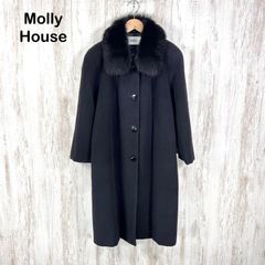 美品✨ロリッティ カシミヤ100% ロングコート フォックスファー 11 黒 
