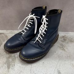希少 ドクターマーチン 8ホールブーツ ロイヤルブルー UK10（29cm