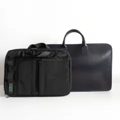 【アシストPCバッグ付き】 GLENROYAL グレンロイヤル 【ブライドル レザー ブリーフ ケース】ネイビー A4収納 ビジネス バッグ 鞄 26060709のサムネイル