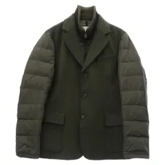 MONCLER モンクレール 120913031000 EUGENE GIACCA ハイブリッド ダウン コンビネーション ドッキング ウール ジャケット カーキ系 1【中古】のサムネイル
