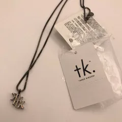 tk. TAKEO KIKUCHI（ティーケータケオキクチ）」ブランドロゴチャーム・ネックレス シルバーのサムネイル