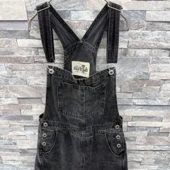 LEVI'S silver tab リーバイスシルバータブ デニムオーバーオール つなぎ WATER<LESS CA00342 ブラックデニム S 00のサムネイル