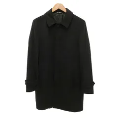ニューヨーカー NEWYORKER ステンカラーコート バルマカーン 比翼 ウール カシミヤ混 M ダークグレー /JS ■GY03のサムネイル