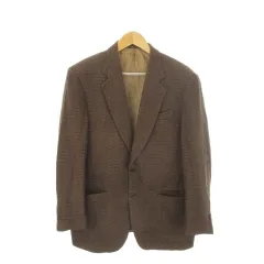 ミッソーニ MISSONI UOMO ジャケット 上着 ウール 50 茶 ブラウン 無地 長袖 /CK13 ■GY99のサムネイル