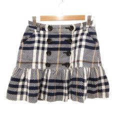 BURBERRY バーバリー ブルーレーベル フレアスカート ノバチェック