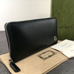 未使用品 GUCCI 長財布 739484 ジャンボGG ブラック 223 - メルカリ