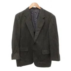 チャップス CHAPS RALPH LAUREN テーラードジャケット 2B ヘリーボーン ラム混 モヘア混 96 AB5 グレー /JS ■GY50のサムネイル