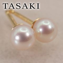 タサキ K18 ベビーパール ピアス 真珠 TASAKI /26-1049 - メルカリ