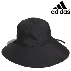 アディダス 帽子 レディース UVハット adidas UVバケットハット   あご紐付き 大きなつば UVカット 紫外線対策 日焼け対策 黒  スポーツ観戦 キャンプ  レジャー ビーチ スポーツ  レディース帽子 バゲハ /WO375のサムネイル