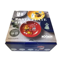 新品　	 MOOMIN　ムーミン パスタプレート 4枚 セット　21ｃｍ　お皿　コストコ　全国送料無料※一部地域除くのサムネイル