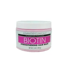 【未開封品】Advanced Clinicals アドバンスドクリニカルズ BIOTIN ビオチン ストレングセニング ヘアマスク 340g 大容量 リペアマスク ヘアトリートメントのサムネイル