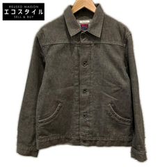 BRUNABOINNE　ブルーナボイン　5028 グレー コットン ワンウォッシュ ダーラ デニムジャンバー/デニムジャケット　1のサムネイル