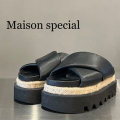 ☆MAISON SPECIAL 厚底 シャワーサンダル レザー 26.5㎝ ☆MAISON SPECIAL 厚底 シャワーサンダル レザー 26.5㎝ - メルカリ
