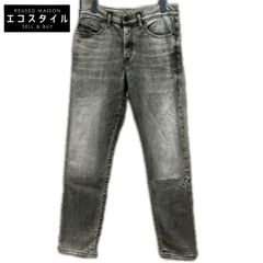 DIESEL　ディーゼル　ホワイト×ブラック ストレッチコットン D-FINING テーパードデニムパンツ　28のサムネイル