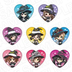 【予約】【新品】【単品】アイドルマスター シンデレラガールズ ハート型カンバッジ ランダム サイバーウィッチ ミニキャラ ver.【正規品】のサムネイル
