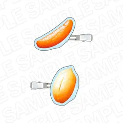 【予約】【新品】亀田の柿の種 カリッと決まる アクリルヘアクリップセット【正規品】のサムネイル