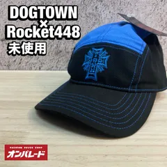 DOGTOWN ✖️ Rocket448 ドッグタウン ロケット448 コラボキャップ ブラック ブルーのサムネイル