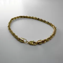 【極美品】アヴァランチ 10K ブレスレット 3.2mm 19cm 8.2gのサムネイル