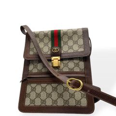 美品 GUCCI グッチ シェリーライン グッチシマ 6連キーケース ブラック