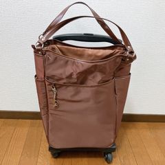 早い者勝ち‼️値下げしました！WAAC ブラウン キャリーカート - メルカリ