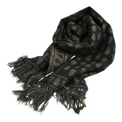 崔*様 ALEXANDER MCQUEEN スカルマフラー archive アン - メルカリ