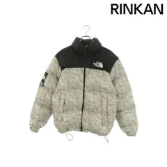 シュプリーム ×ノースフェイス THE NORTH FACE  19AW  Paper Print Nuptse Jacket ペーパープリントヌプシダウンジャケット メンズ Mのサムネイル