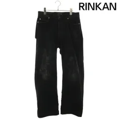バレンシアガ  25AW  851352 TTW7 ダメージ加工リラックスフィットデニムパンツ メンズ 29インチのサムネイル