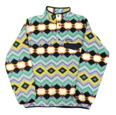 16FAモデル パタゴニア シンチラ スナップ-T オーバーフリース ジャケット サイズL 総柄/マルチカラー Patagonia 中古品▲(134)のサムネイル