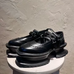 AKIKOAOKI アキコアオキ Aerial Garden メリージェーンローファー ブラック size:37【代官山B06】のサムネイル