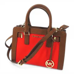 マイケルコース MICHAEL KORS トートバッグ ハンド ショルダー 2WAY レッド 赤 バイカラー レザー